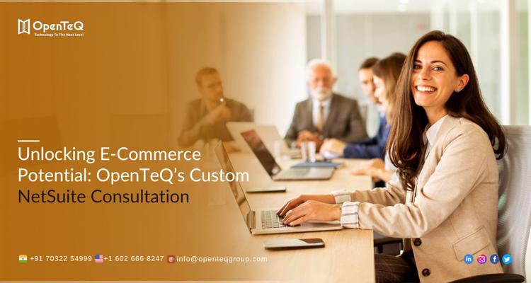 Unlocking E Commerce Potential OpenTeQs Custom NetSuite Cons